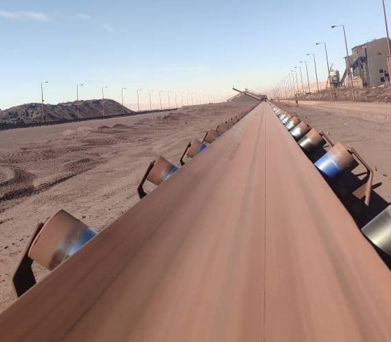 طراحی نوارنقاله MFCV06.2 جهت رزرو و انتقال مواد از کارخانه گندله سازی به کارخانه فولاد سازی در مجتمع فولاد خراسان - استان خراسان - نیشابور